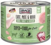 MAC'S Ente, Pute & Huhn 200 g - 6 St&uuml;ck, Nassfutter f&uuml;r: Katze