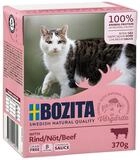 Bozita H&auml;ppchen in So&szlig;e mit Rind 370 g - 6 St&uuml;ck, Nassfutter f&uuml;r: Katze