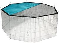 Kerbl Freigehege Kerbl Freigehege, verzinkt, 8 Gitter 57x56 cm, mit Netz und...