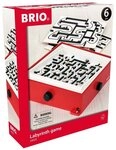 BRIO&reg; Spiel Brio Familienspiele Labyrinth mit &Uuml;bungsplatten rot 5 Teile 34020