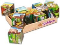 Eichhorn Puzzle 12 Teile Kinder W&uuml;rfel Puzzle Holz Tiermotive 100005480, 12