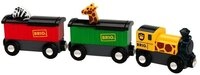 BRIO&reg; Spielzeugeisenbahn-Lokomotive Brio World Eisenbahn Zug Safari-Zug 3 Teile
