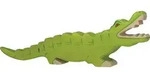 Holztiger Spielfigur HOLZTIGER Krokodil aus Holz