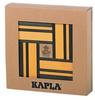 KAPLA® Spielbausteine 40 Holzbausteine grün/gelb + Buch Pinienholz