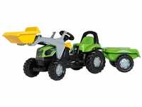 rolly toys® Tretfahrzeug Deutz 5115 G, Traktor mit Trailer und Lader