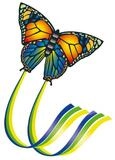 Paul G&uuml;nther Flug-Drache Einleinerdrachen Butterfly 63x95cm Polyester