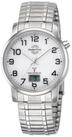 MASTER TIME Quarzuhr Herrenuhr Basic MTGA-10306-12M, analog, Silber / Wei&szlig;