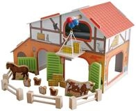 roba&reg; Lernspielzeug Bauernhof, mit Scheune, Stall, Heuboden & Bauernhoftieren