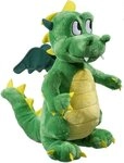 Heunec&reg; Kuscheltier Drache stehend gr&uuml;n 35 cm