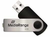Mediarange MEDIARANGE USB-Stick MR912, USB 2.0, 64 GB USB-Stick