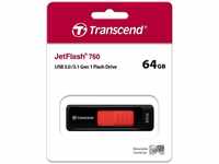 Transcend USB Stick 64GB Speicherstick JetFlash 760 USB 3.0 USB-Stick