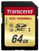 Transcend SDXC-Karte 64GB Class 10 UHS-I U3 Speicherkarte