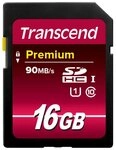 Transcend 16GB SDHC Class 10 UHS-I Speicherkarte