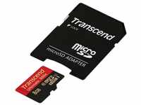 Transcend microSDHC-Karte 8GB Class 10 UHS-I Speicherkarte (inkl. SD-Adapter)