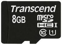Transcend Transcend 8GB microSDHC Class 10 UHS-I MLC Klasse 10 Micro SD-Karte