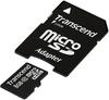 Transcend microSDHC Karte 8GB Class 10 mit SD-Adapter Speicherkarte (inkl.