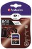 Verbatim Verbatim SDXC Karte 64GB Speicherkarte Premium UHS-I Class 10...