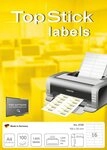 TopStick Etiketten Universal-Etiketten Papier wei&szlig; selbstklebend 105x35mm 100