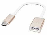 Artwizz High-Speed USB-C Stecker auf USB-A Female Buchse (USB 3.0), Gold...