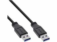 INTOS ELECTRONIC AG InLine® USB 3.0 Kabel, A an A, schwarz, 5m USB-Kabel