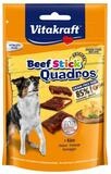 Vitakraft Beef Stick&reg; Quadros&reg; + K&auml;se 70 g, Snack f&uuml;r: Hund