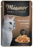 Miamor Feine Filets mit Thunfisch in Lachsjelly Pouch 100 g - 24 St&uuml;ck,...