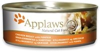 Applaws H&uuml;hnchenbrust & K&uuml;rbis 156 g - 24 St&uuml;ck, Nassfutter f&uuml;r: Katze