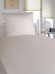 Elegante Bettw&auml;sche Hamburger Streifen, Mako-Satin, 2 teilig, angenehmes...