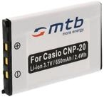 mtb more energy Akku f&uuml;r Casio NP-20 Kamera-Akku kompatibel mit Akku-Typ Casio...