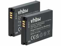 vhbw kompatibel mit HP Action Cam AC-300W, AC-200W, AC-200 Kamera-Akku Li-Ion...