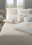 Elegante Bettw&auml;sche Milano, Mako-Satin, 2 teilig, mit feinen Streifen