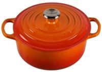LE CREUSET Auflaufform Signature Br&auml;ter rund 20 cm ofenrot, Gusseisen