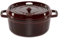 Staub Auflaufform La Cocotte 24cm rund, grenadine, Gusseisen, Gusseisen