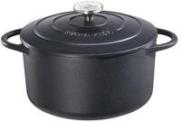 K&uuml;chenprofi Br&auml;ter Provence Bratentopf Rund Schwarz 24 cm, Gusseisen