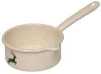 Riess Bratentopf Hirsch Gr&uuml;n Stielkasserolle mit gro&szlig;em Ausguss 14cm 0,75L,...