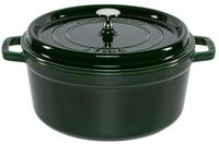 Staub Auflaufform La Cocotte 26cm rund basilikumgr&uuml;n, Gusseisen, Gusseisen
