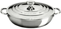 LE CREUSET Bratpfanne Profipfanne 30 cm edelstahl