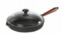 Skeppshult Schmorpfanne 0130-T mit Glasdeckel 28 cm, Gusseisen (1-tlg),...