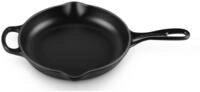 LE CREUSET Servierpfanne Brat- und Servierpfanne Signature rund schwarz matt...