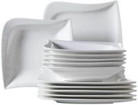 M&Auml;SER Tafelservice Geschirr-Set La Musica (12-tlg), 6 Personen, Porzellan,...
