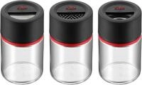 Silit Salzstreuer Silit Storio Gew&uuml;rzstreuer-Set 3-teilig Gew&uuml;rzglas Glas