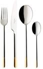 Villeroy & Boch Besteck-Set Ella teilvergoldet Tafelbesteck (24-tlg), 6...