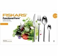 Fiskars Besteck-Set Functional Form 24-tlg. Edelstahl Poliert 1002949 (24-tlg),