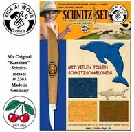 Corvus Experimentierkasten Schnitzset Messer + Holz