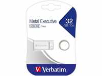 Verbatim Verbatim USB 2.0 Stick 32GB, Metal Executive, Silber (R) 12MB/s, (W)