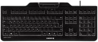 Cherry KC 1000 SC - Tastatur - USB - GB - Schwarz Tastatur