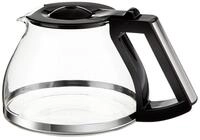 Melitta Kaffeekanne Melitta Look Deluxe Glaskanne Edelstahl schwarz