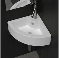 vidaXL Waschbecken vidaXL Waschbecken mit &Uuml;berlauf 45 x 32 x 12,5 cm Wei&szlig;
