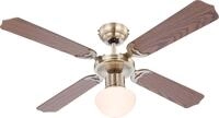 GLOBO LIGHTING Deckenleuchte CHAMPION, Ventilatorfunktion, ohne Leuchtmittel,
