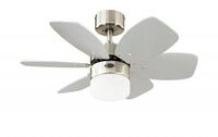 Westinghouse Deckenventilator Deckenventilator Flora Royale Chrom 76 cm, Mit